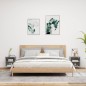vidaXL Wand-Nachttische mit LED-Leuchten 2 Stk. Betongrau vidaXL Wand-Nachttische mit LED-Leuchten 2 Stk. Betongrau
