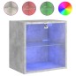 vidaXL Wand-Nachttische mit LED-Leuchten 2 Stk. Betongrau vidaXL Wand-Nachttische mit LED-Leuchten 2 Stk. Betongrau