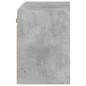 vidaXL Wand-Nachttische mit LED-Leuchten 2 Stk. Betongrau vidaXL Wand-Nachttische mit LED-Leuchten 2 Stk. Betongrau