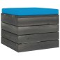 Garten-Paletten-Hocker 2 Stk. mit Kissen Kiefer Massivholz Garten-Paletten-Hocker 2 Stk. mit Kissen Kiefer Massivholz