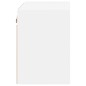 vidaXL Wand-Nachttische mit LED-Leuchten 2 Stk. Weiß vidaXL Wand-Nachttische mit LED-Leuchten 2 Stk. Weiß
