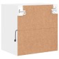 vidaXL Wand-Nachttische mit LED-Leuchten 2 Stk. Weiß vidaXL Wand-Nachttische mit LED-Leuchten 2 Stk. Weiß