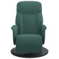 vidaXL Relaxsessel mit Fußteil Dunkelgrün Samt vidaXL Relaxsessel mit Fußteil Dunkelgrün Samt