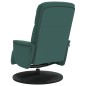 vidaXL Relaxsessel mit Fußteil Dunkelgrün Samt vidaXL Relaxsessel mit Fußteil Dunkelgrün Samt