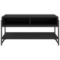 vidaXL Couchtisch Schwarz 90x50x45 cm Holzwerkstoff vidaXL Couchtisch Schwarz 90x50x45 cm Holzwerkstoff