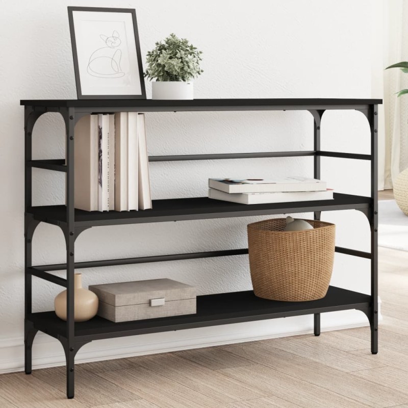 vidaXL Konsolentisch Schwarz 100x32x75 cm Holzwerkstoff vidaXL Konsolentisch Schwarz 100x32x75 cm Holzwerkstoff