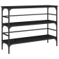 vidaXL Konsolentisch Schwarz 100x32x75 cm Holzwerkstoff vidaXL Konsolentisch Schwarz 100x32x75 cm Holzwerkstoff
