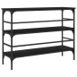vidaXL Konsolentisch Schwarz 100x32x75 cm Holzwerkstoff vidaXL Konsolentisch Schwarz 100x32x75 cm Holzwerkstoff