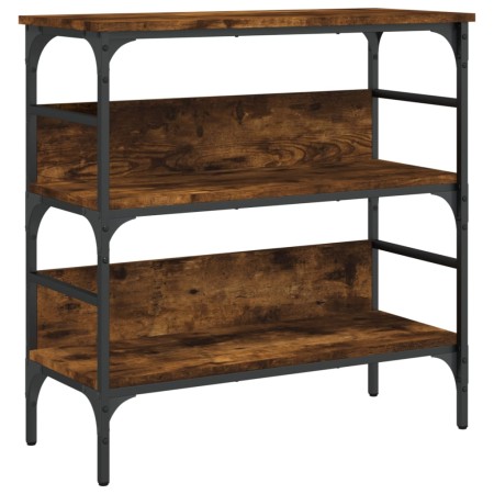 vidaXL Konsolentisch Räuchereiche 75x32x75 cm Holzwerkstoff