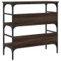 vidaXL Konsolentisch Braun Eichen-Optik 75x32x75 cm Holzwerkstoff vidaXL Konsolentisch Braun Eichen-Optik 75x32x75 cm Holzwerkstoff