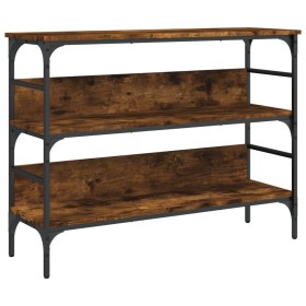 vidaXL Konsolentisch Räuchereiche 100x32x75 cm Holzwerkstoff