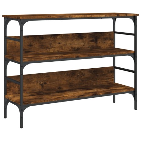 vidaXL Konsolentisch Räuchereiche 100x32x75 cm Holzwerkstoff