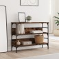 vidaXL Konsolentisch Räuchereiche 100x32x75 cm Holzwerkstoff vidaXL Konsolentisch Räuchereiche 100x32x75 cm Holzwerkstoff