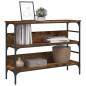 vidaXL Konsolentisch Räuchereiche 100x32x75 cm Holzwerkstoff vidaXL Konsolentisch Räuchereiche 100x32x75 cm Holzwerkstoff