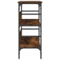 vidaXL Konsolentisch Räuchereiche 100x32x75 cm Holzwerkstoff vidaXL Konsolentisch Räuchereiche 100x32x75 cm Holzwerkstoff