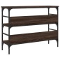 vidaXL Konsolentisch Braun Eichen-Optik 100x32x75 cm Holzwerkstoff vidaXL Konsolentisch Braun Eichen-Optik 100x32x75 cm Holzwerkstoff