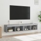 vidaXL TV-Schränke mit LED-Leuchten 2 Stk. Betongrau 80x30x30 cm vidaXL TV-Schränke mit LED-Leuchten 2 Stk. Betongrau 80x30x30 cm