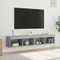 vidaXL TV-Schränke mit LED-Leuchten 2 Stk. Betongrau 80x30x30 cm vidaXL TV-Schränke mit LED-Leuchten 2 Stk. Betongrau 80x30x30 cm