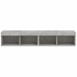 vidaXL TV-Schränke mit LED-Leuchten 2 Stk. Betongrau 80x30x30 cm vidaXL TV-Schränke mit LED-Leuchten 2 Stk. Betongrau 80x30x30 cm