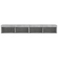 vidaXL TV-Schränke mit LED-Leuchten 2 Stk. Betongrau 100x30x30 cm vidaXL TV-Schränke mit LED-Leuchten 2 Stk. Betongrau 100x30x30 cm
