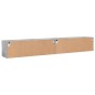 vidaXL TV-Schränke mit LED-Leuchten 2 Stk. Betongrau 100x30x30 cm vidaXL TV-Schränke mit LED-Leuchten 2 Stk. Betongrau 100x30x30 cm