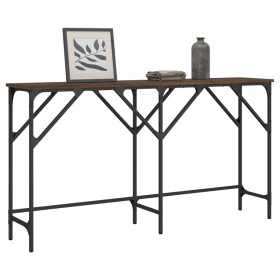 vidaXL Konsolentisch Braun Eichen-Optik 140x29x75 cm Holzwerkstoff