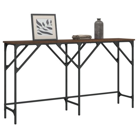 vidaXL Konsolentisch Braun Eichen-Optik 140x29x75 cm Holzwerkstoff