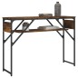 vidaXL Konsolentisch mit Ablage Räuchereiche 105x30x75cm Holzwerkstoff vidaXL Konsolentisch mit Ablage Räuchereiche 105x30x75cm Holzwerkstoff