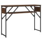 vidaXL Konsolentisch mit Ablage Braun Eichen-Optik 105x30x75 cm vidaXL Konsolentisch mit Ablage Braun Eichen-Optik 105x30x75 cm