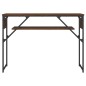 vidaXL Konsolentisch mit Ablage Braun Eichen-Optik 105x30x75 cm vidaXL Konsolentisch mit Ablage Braun Eichen-Optik 105x30x75 cm