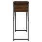 vidaXL Konsolentisch mit Ablage Braun Eichen-Optik 105x30x75 cm vidaXL Konsolentisch mit Ablage Braun Eichen-Optik 105x30x75 cm