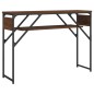 vidaXL Konsolentisch mit Ablage Braun Eichen-Optik 105x30x75 cm vidaXL Konsolentisch mit Ablage Braun Eichen-Optik 105x30x75 cm