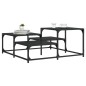 vidaXL Couchtisch Schwarz 87,5x87,5x40 cm Holzwerkstoff vidaXL Couchtisch Schwarz 87,5x87,5x40 cm Holzwerkstoff