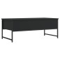 vidaXL Couchtisch Schwarz 101x49x39,5 cm Holzwerkstoff vidaXL Couchtisch Schwarz 101x49x39,5 cm Holzwerkstoff
