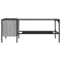 vidaXL Couchtisch mit Regal Grau Sonoma 100x51x40 cm Holzwerkstoff vidaXL Couchtisch mit Regal Grau Sonoma 100x51x40 cm Holzwerkstoff