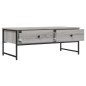 vidaXL Couchtisch Grau Sonoma 101x49x39,5 cm Holzwerkstoff vidaXL Couchtisch Grau Sonoma 101x49x39,5 cm Holzwerkstoff