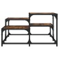 vidaXL Couchtisch Räuchereiche 68x68x40 cm Holzwerkstoff vidaXL Couchtisch Räuchereiche 68x68x40 cm Holzwerkstoff