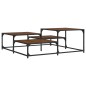 vidaXL Couchtisch Braun Eichen-Optik 107x107x40 cm Holzwerkstoff vidaXL Couchtisch Braun Eichen-Optik 107x107x40 cm Holzwerkstoff