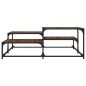 vidaXL Couchtisch Braun Eichen-Optik 107x107x40 cm Holzwerkstoff vidaXL Couchtisch Braun Eichen-Optik 107x107x40 cm Holzwerkstoff