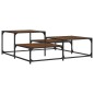 vidaXL Couchtisch Braun Eichen-Optik 107x107x40 cm Holzwerkstoff vidaXL Couchtisch Braun Eichen-Optik 107x107x40 cm Holzwerkstoff