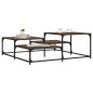 vidaXL Couchtisch Räuchereiche 107x107x40 cm Holzwerkstoff vidaXL Couchtisch Räuchereiche 107x107x40 cm Holzwerkstoff