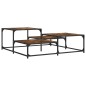 vidaXL Couchtisch Räuchereiche 107x107x40 cm Holzwerkstoff vidaXL Couchtisch Räuchereiche 107x107x40 cm Holzwerkstoff