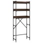vidaXL Waschmaschinenregal Braun Eichen-Optik 67x25x163 cm vidaXL Waschmaschinenregal Braun Eichen-Optik 67x25x163 cm