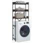 vidaXL Waschmaschinenregal Braun Eichen-Optik 67x25x163 cm vidaXL Waschmaschinenregal Braun Eichen-Optik 67x25x163 cm
