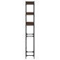 vidaXL Waschmaschinenregal Braun Eichen-Optik 67x25x163 cm vidaXL Waschmaschinenregal Braun Eichen-Optik 67x25x163 cm