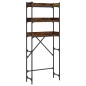 vidaXL Waschmaschinenregal Räuchereiche 67x25x163 cm Holzwerkstoff vidaXL Waschmaschinenregal Räuchereiche 67x25x163 cm Holzwerkstoff
