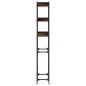 vidaXL Waschmaschinenregal Räuchereiche 67x25x163 cm Holzwerkstoff vidaXL Waschmaschinenregal Räuchereiche 67x25x163 cm Holzwerkstoff