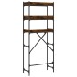 vidaXL Waschmaschinenregal Räuchereiche 67x25x163 cm Holzwerkstoff vidaXL Waschmaschinenregal Räuchereiche 67x25x163 cm Holzwerkstoff