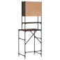 vidaXL Waschmaschinenschrank Braun Eiche-Optik 68x48,5x194 cm vidaXL Waschmaschinenschrank Braun Eiche-Optik 68x48,5x194 cm