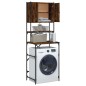 vidaXL Waschmaschinenschrank Räuchereiche 68x48,5x194 cm vidaXL Waschmaschinenschrank Räuchereiche 68x48,5x194 cm
